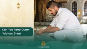 can you read quran without ghusl