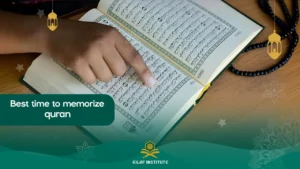 best time to memorize quran