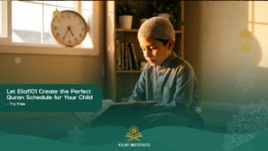 Recommended daily Quran learning time for kids